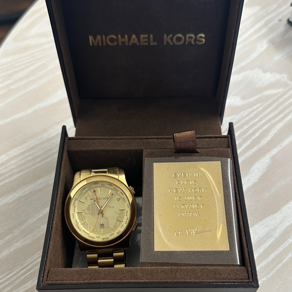 Michael Kors Gold Chronograph Watch